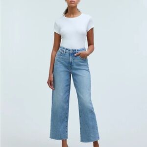 Madewell Petite Curvy Perfect Vintage Wide-Leg Crop Jean- Size 27P